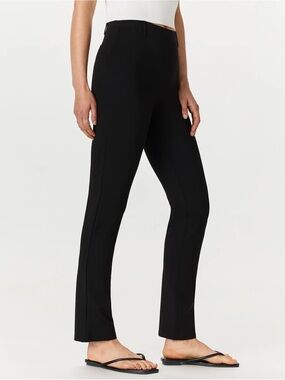 Quince Ultra-Stretch Ponte Straight Leg Pants Black Large Tall Women’s Workwear